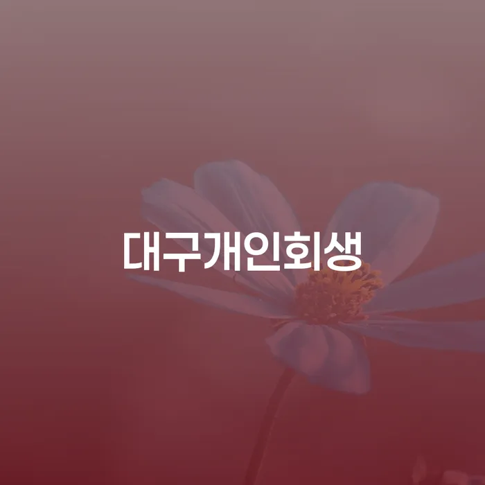 신용회복위원회채무조정 빚 합법적인 빠른방법 있어도
