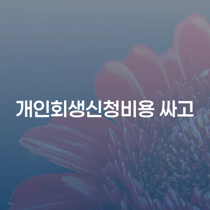 개인회생신청자격조회 개인회생 어떤걸