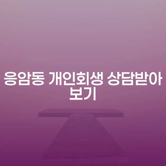 응암동 개인회생 상담받아보기