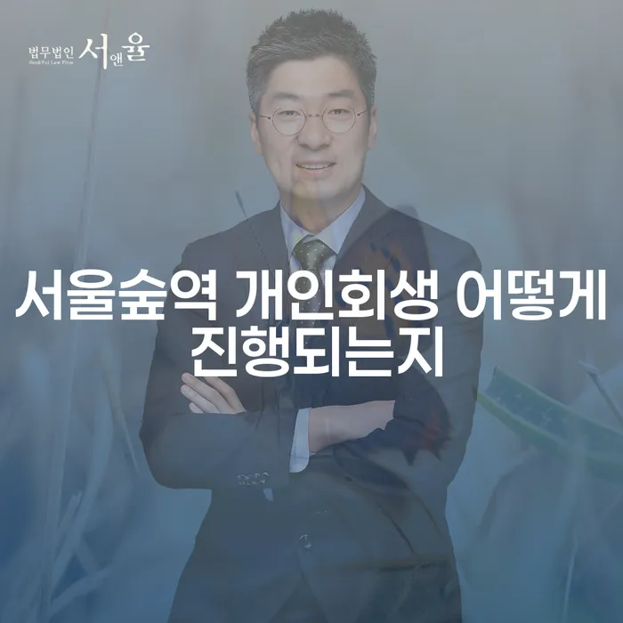 서울숲역 개인회생 어떻게 진행되는지