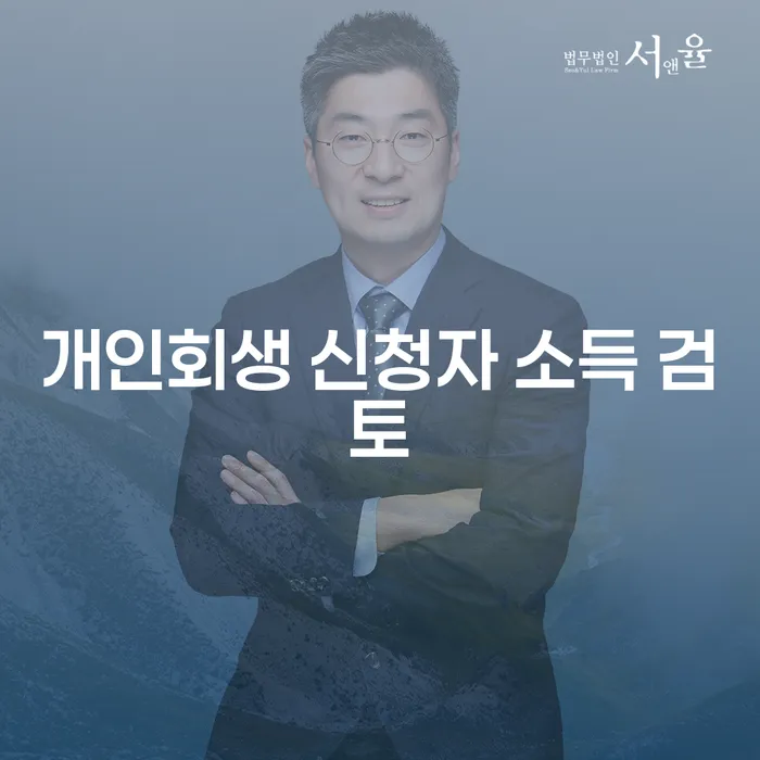 개인회생 신청자 소득 검토: 소득 평가와 절차 이해하기