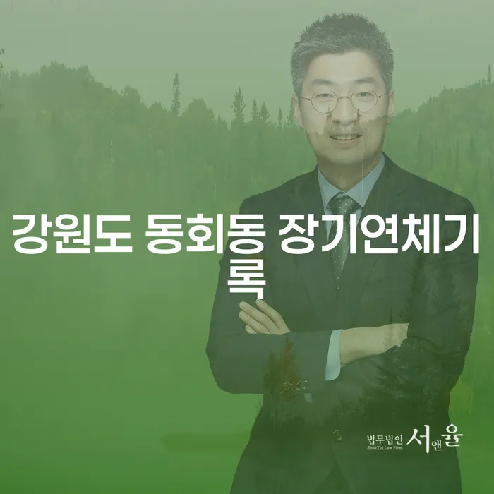 강원도 동회동에서 장기연체기록이 있으신가요? 개인회생과 지급명령서를 통해 해결할 수 있는 방법을 알아보세요!